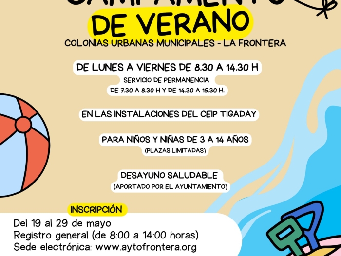 La Frontera abre el plazo de inscripciones para su campamento de verano 